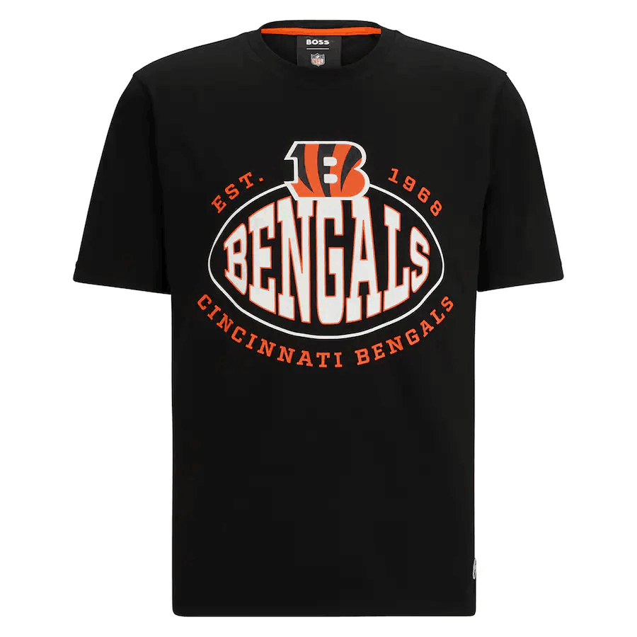 Men's Black Cincinnati Bengals BOSS X Trap T-Shirt